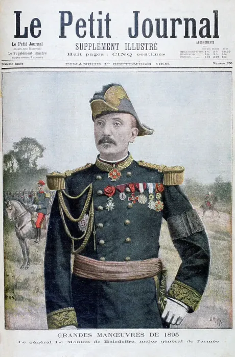 Framed Print : General Raoul le Mouton de Boisdeffre, French soldier, 1895. Artist: Henri Meyer Framed Print : General Raoul le Mouton de Boisdeffre, French soldier, 1895. Artist: Henri Meyer