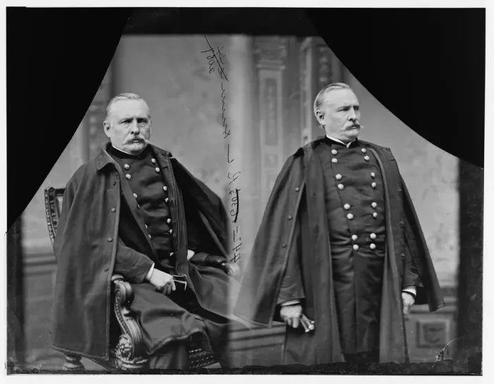 Framed Print : General Richard C. Drum, 1865-1880. Creator: Unknown