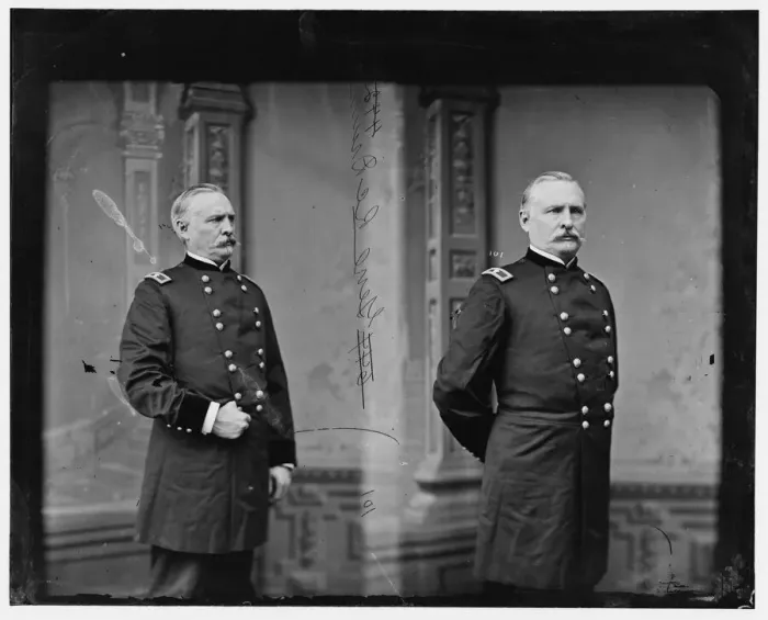 Framed Print : General Richard Coulter Drum, US Army, between 1865 and 1880. Creator: Unknown Framed Print : General Richard Coulter Drum, US Army, between 1865 and 1880. Creator: Unknown