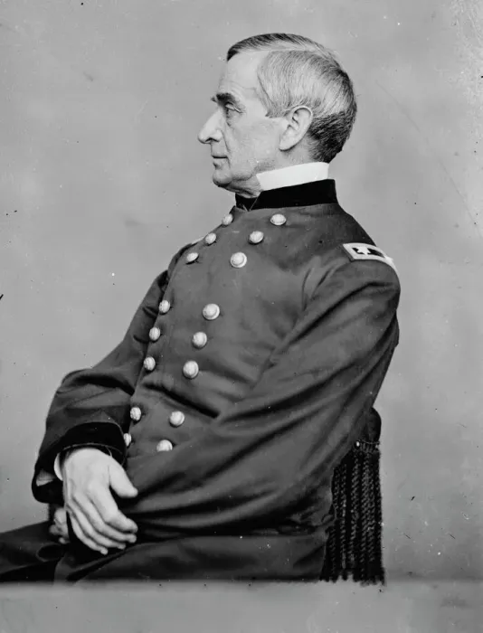 Framed Print : General Robert Anderson, US Army, between 1855 and 1865. Creator: Unknown Framed Print : General Robert Anderson, US Army, between 1855 and 1865. Creator: Unknown