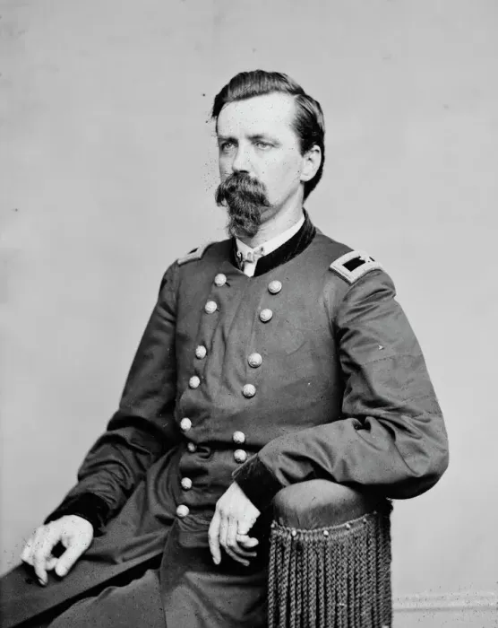 Framed Print : General Robert Sanford Foster, US Army, between 1855 and 1865. Creator: Unknown Framed Print : General Robert Sanford Foster, US Army, between 1855 and 1865. Creator: Unknown