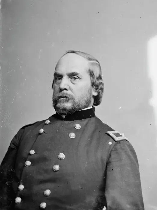 Framed Print : General Rufus Ingalls, US Army, between 1855 and 1865. Creator: Unknown Framed Print : General Rufus Ingalls, US Army, between 1855 and 1865. Creator: Unknown