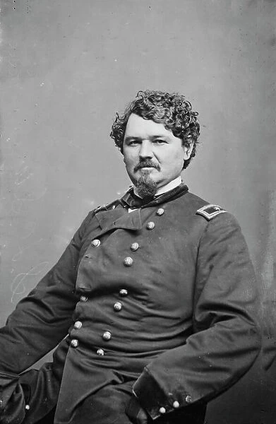 General Samuel Davis Sturgis, between 1855 and 1865. Creator: Unknown