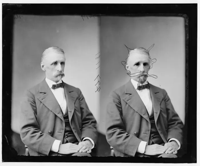 Framed Print : General Sewell, 1865-1880. Creator: Unknown Framed Print : General Sewell, 1865-1880. Creator: Unknown