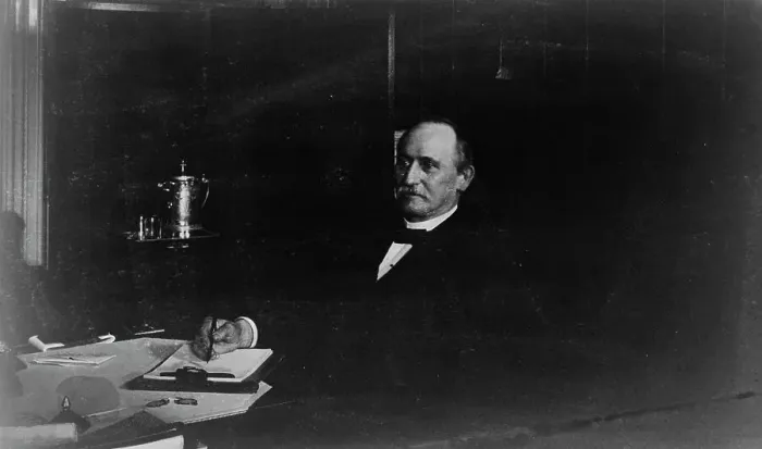Framed Print : General Shelley, Auditor Navy, Treasury Department employee... between 1884 and 1930. Creator: Frances Benjamin Johnston Framed Print : General Shelley, Auditor Navy, Treasury Department employee... between 1884 and 1930. Creator: Frances Benjamin Johnston