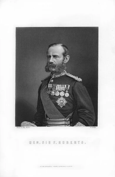 General Sir Frederick Roberts, 1893. Artist: W Roffe
