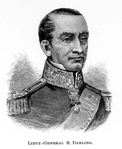 General Sir Ralph Darling, British soldier and colonial Governor, (1886). Artist: WA Hirschmann