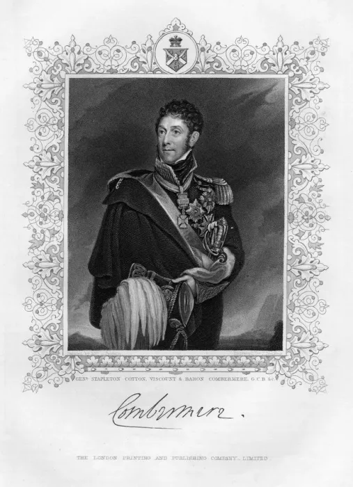 Framed Print : General Stapleton Cotton (1773-1865), 1st Viscount Combermere, 19th century. Artist: C Pearson Framed Print : General Stapleton Cotton (1773-1865), 1st Viscount Combermere, 19th century. Artist: C Pearson