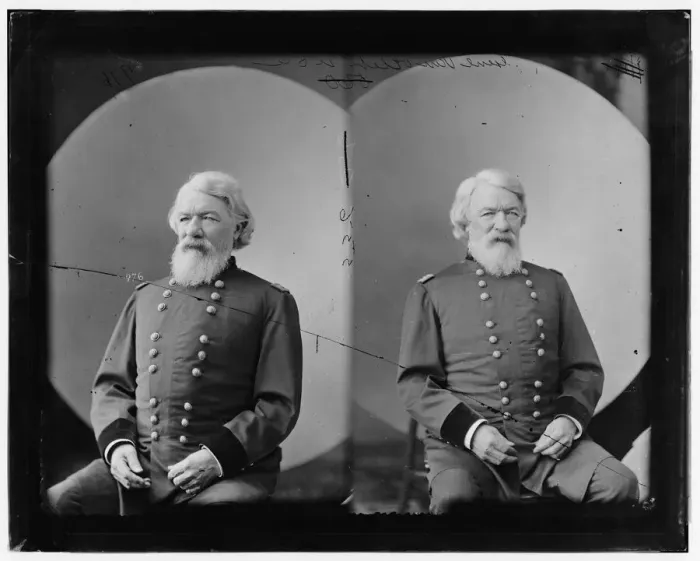 Framed Print : General Stewart Van Vliet, 1865-1880. Creator: Unknown Framed Print : General Stewart Van Vliet, 1865-1880. Creator: Unknown