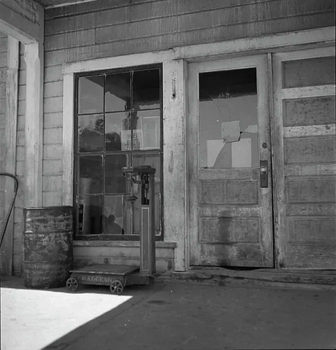 Framed Print : General store, view number two, Widtsoe, Utah, 1936. Creator: Dorothea Lange Framed Print : General store, view number two, Widtsoe, Utah, 1936. Creator: Dorothea Lange