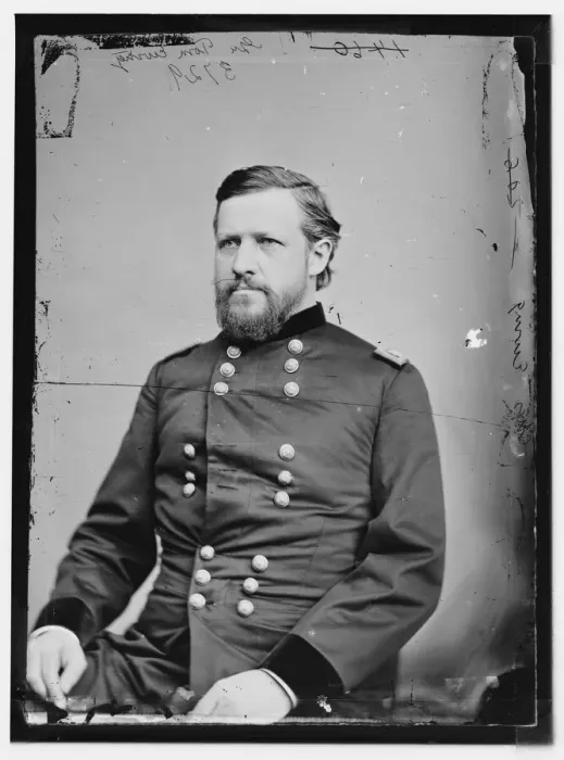 Framed Print : General Thomas Ewing, US Army, between 1860 and 1875. Creator: Unknown Framed Print : General Thomas Ewing, US Army, between 1860 and 1875. Creator: Unknown