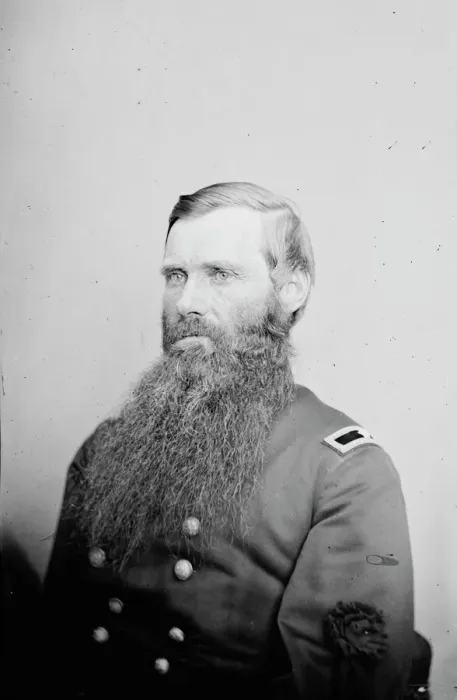 Framed Print : General Thomas Maley Harris, US Army, between 1855 and 1865. Creator: Unknown Framed Print : General Thomas Maley Harris, US Army, between 1855 and 1865. Creator: Unknown
