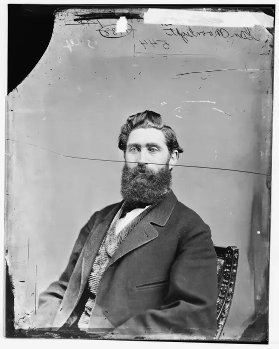 Framed Print : General Thomas Moonlight, US Army, between 1865 and 1880. Creator: Unknown Framed Print : General Thomas Moonlight, US Army, between 1865 and 1880. Creator: Unknown