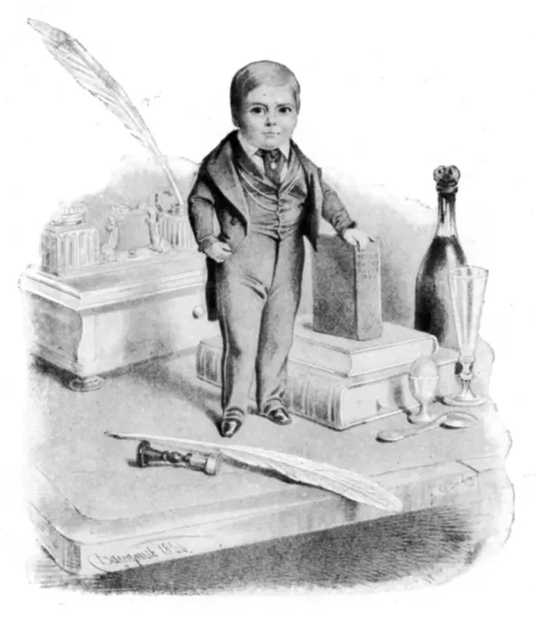 Framed Print : General Tom Thumb, c1840s