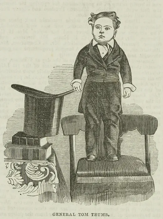 Framed Print : General Tom Thumb, a popular stage performer of very small stature, 1844. Creator: Unknown