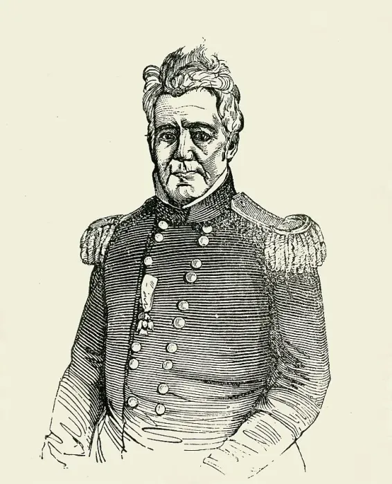 Framed Print : General Towson, 1849. Creator: Unknown Framed Print : General Towson, 1849. Creator: Unknown