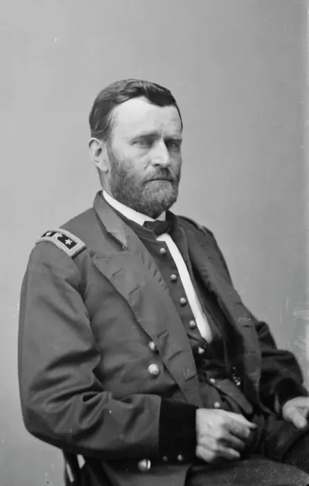 Framed Print : General Ulysses. S. Grant, between 1855 and 1865. Creator: Unknown Framed Print : General Ulysses. S. Grant, between 1855 and 1865. Creator: Unknown