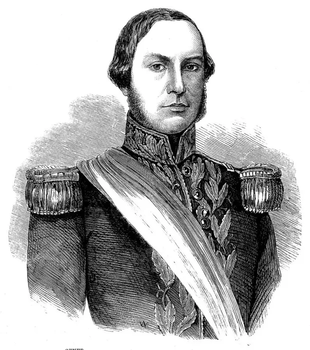 Framed Print : General Urquiza, President of the Argentine Republic, 1858. Creator: Unknown Framed Print : General Urquiza, President of the Argentine Republic, 1858. Creator: Unknown