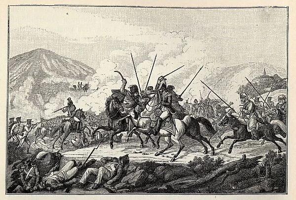 General Vandamme's capture at the Battle of Kulm on August 30, 1813. Creator: Rahl, Carl Heinrich (1779-1843)