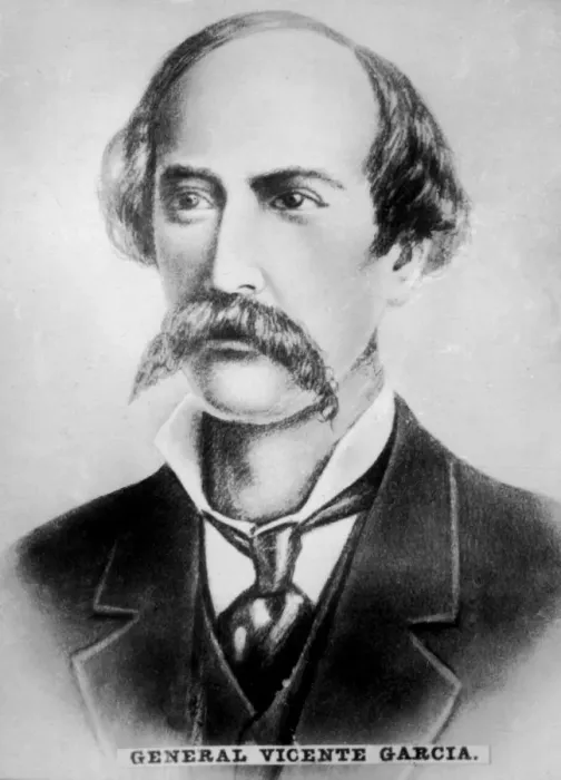 Framed Print : General Vicente Garcia Gonzalez (1833-1886), Cuban President, c1910