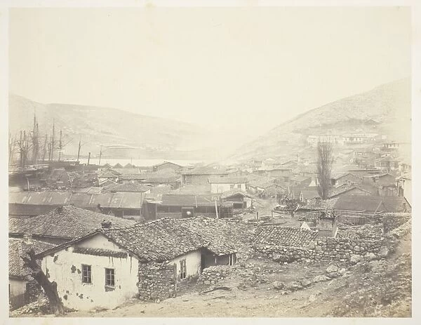 General View of Balaklava, 1855. Creator: Roger Fenton