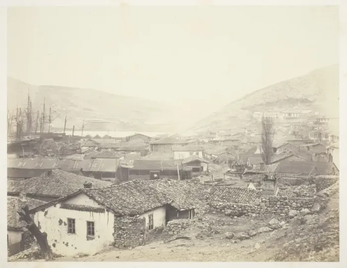 Framed Print : General View of Balaklava, 1855. Creator: Roger Fenton Framed Print : General View of Balaklava, 1855. Creator: Roger Fenton