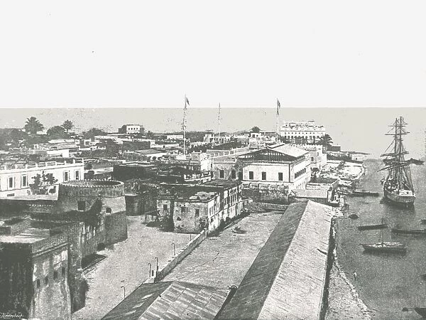 General view of the capital, Zanzibar, 1895. Creator: Unknown