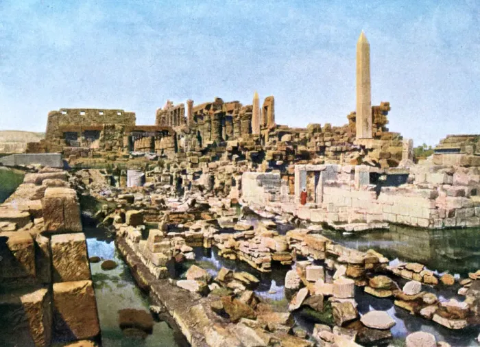 Framed Print : General view of the Grand Temple of Amun-Re, Karnak, Luxor, Egypt, 20th Century Framed Print : General view of the Grand Temple of Amun-Re, Karnak, Luxor, Egypt, 20th Century