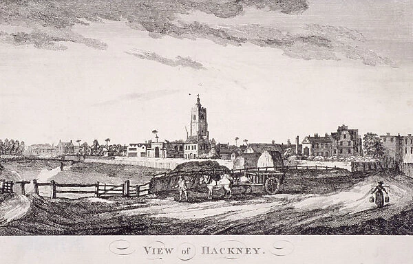 General view of Hackney, London, c1800