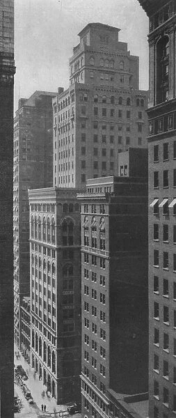 General view of the Johns-Manville Building, New York City, 1924