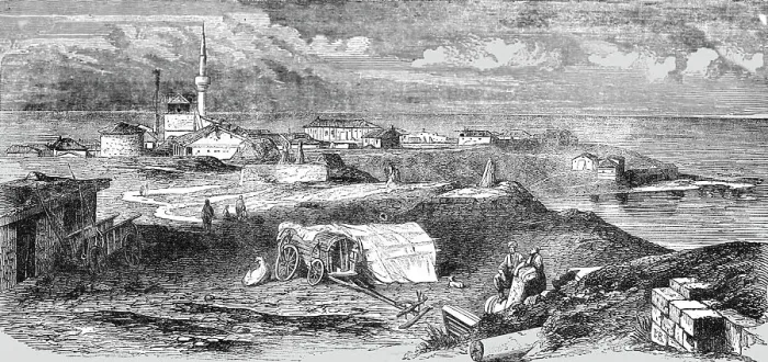 Framed Print : General View of Kustendje, 1854. Creator: Unknown Framed Print : General View of Kustendje, 1854. Creator: Unknown