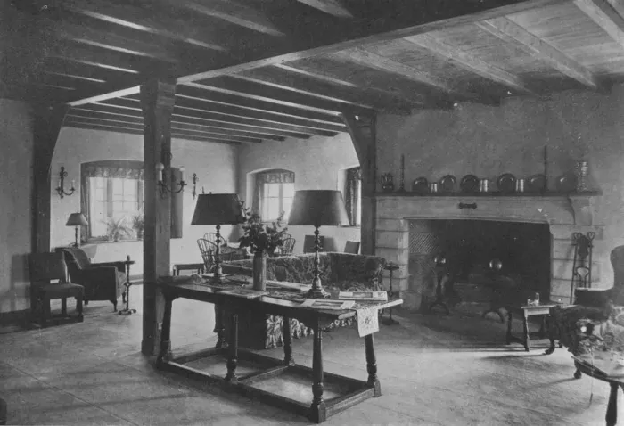 Framed Print : General view of lounge, Oakland Golf Club, Bayside, New York, 1923 Framed Print : General view of lounge, Oakland Golf Club, Bayside, New York, 1923