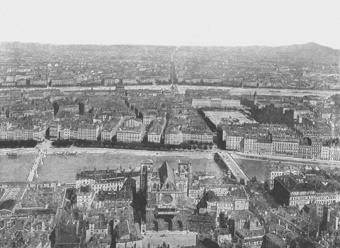 Framed Print : General view, Lyons, France, 1895. Creator: Unknown Framed Print : General view, Lyons, France, 1895. Creator: Unknown