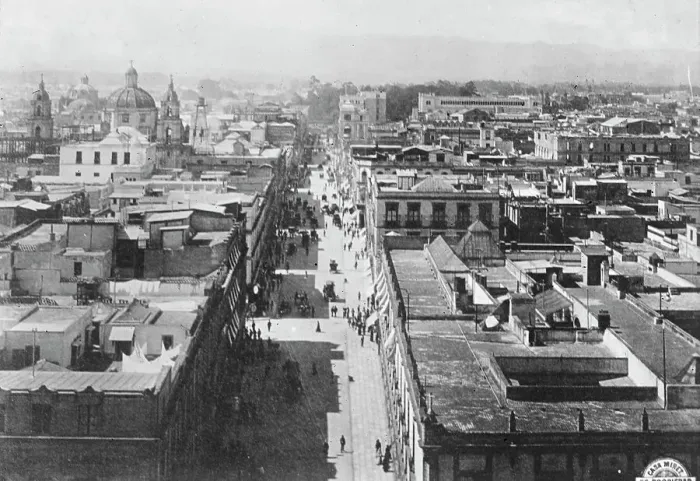 Framed Print : General View, Mexico City, Mexico, 1913. Creator: Unknown Framed Print : General View, Mexico City, Mexico, 1913. Creator: Unknown