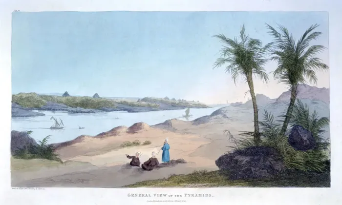 Framed Print : General View of the Pyramids, Egypt, 1820. Artist: Agostino Aglio Framed Print : General View of the Pyramids, Egypt, 1820. Artist: Agostino Aglio