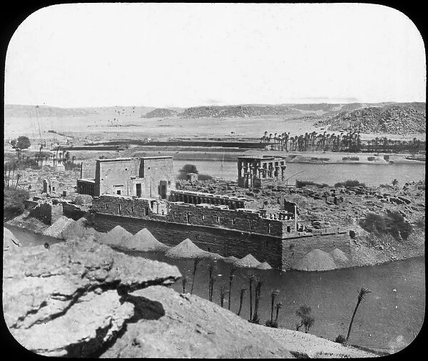 General view of ruins, Philae, Egypt, c1890. Artist: Newton & Co