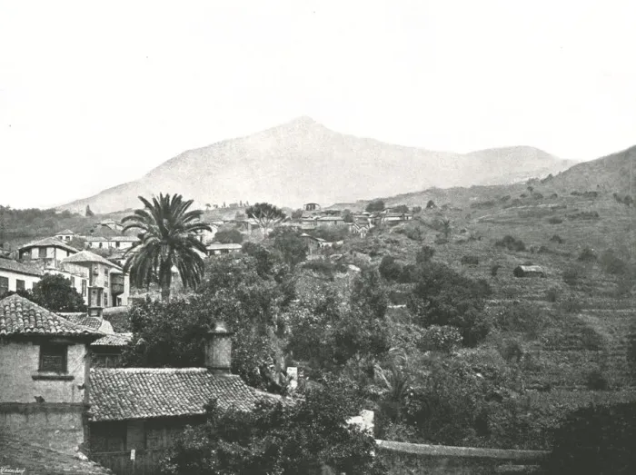 Framed Print : General view showing the Peak, Tenerife, Canaries, Spain, 1895. Creator: Unknown Framed Print : General view showing the Peak, Tenerife, Canaries, Spain, 1895. Creator: Unknown