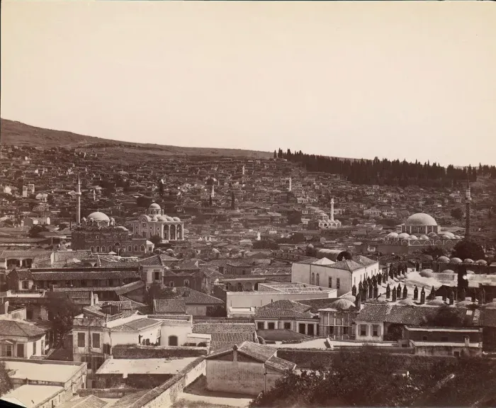 Framed Print : General View of Smyrna, 1880s. Creator: Unknown Framed Print : General View of Smyrna, 1880s. Creator: Unknown