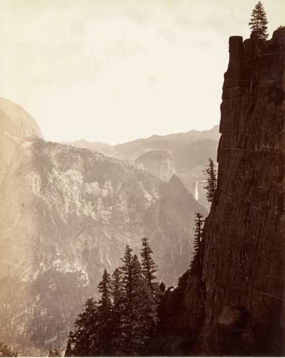 Framed Print : General View of Yosemite, ca. 1872, printed ca. 1876. Creator: Attributed to Carleton E Framed Print : General View of Yosemite, ca. 1872, printed ca. 1876. Creator: Attributed to Carleton E