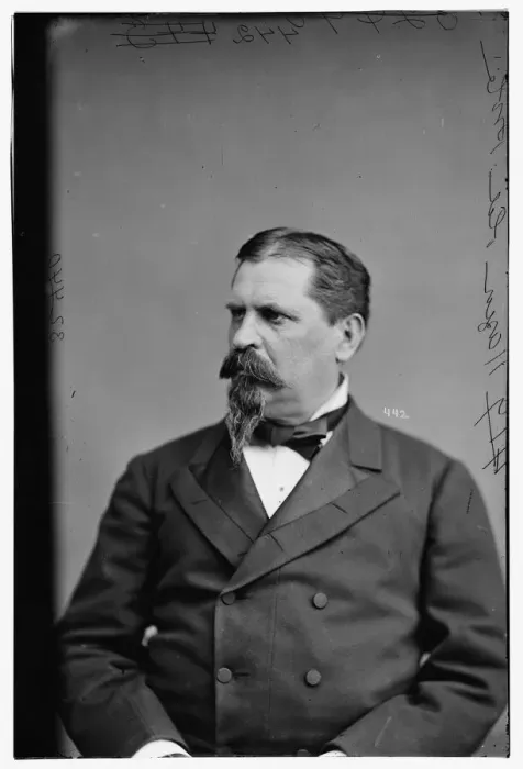 Framed Print : General William B. Hazen (not in uniform), between 1870 and 1880. Creator: Unknown Framed Print : General William B. Hazen (not in uniform), between 1870 and 1880. Creator: Unknown