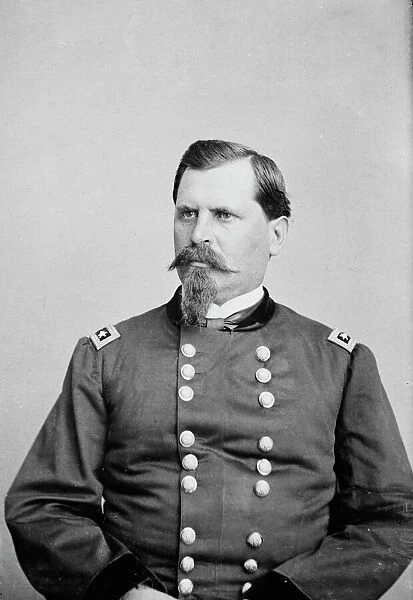 General William Babcock Hazen, US Army, between 1855 and 1865. Creator: Unknown