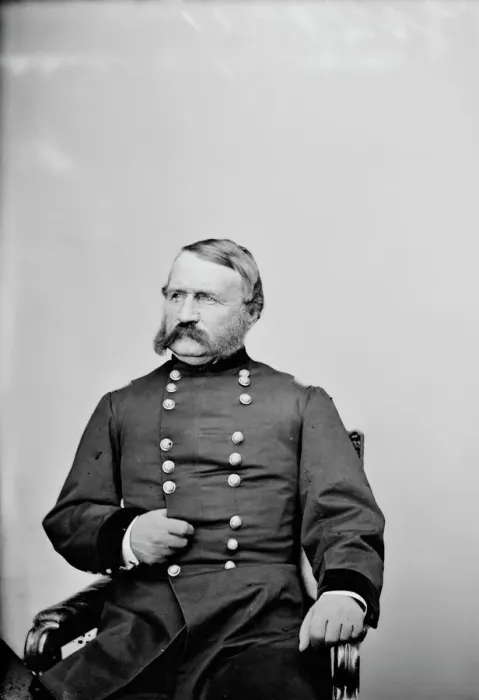 Framed Print : General William Hemsley Emory, US Army, between 1855 and 1865. Creator: Unknown