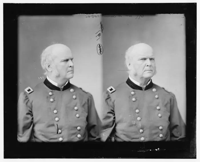 Framed Print : General William M. Dunn, US Army, between 1865 and 1880. Creator: Unknown Framed Print : General William M. Dunn, US Army, between 1865 and 1880. Creator: Unknown