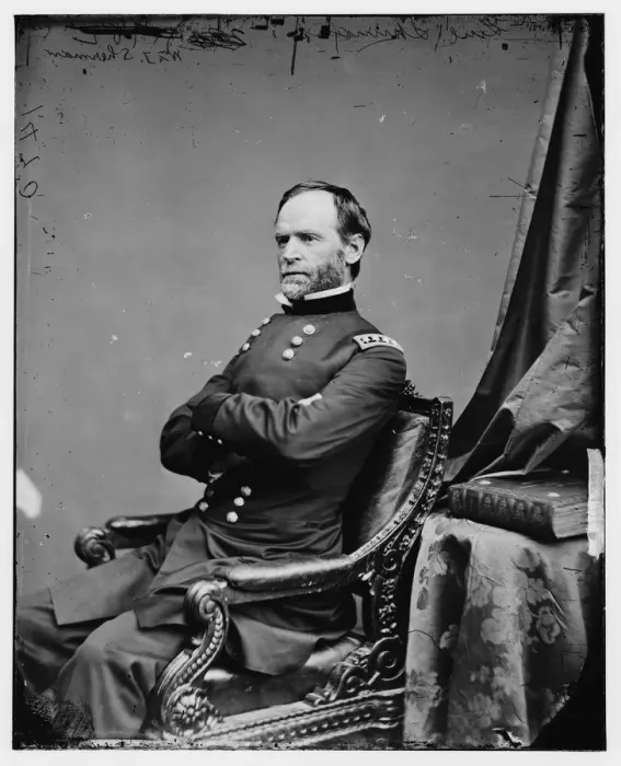 Framed Print : General William T. Sherman, US Army, 1869. Creator: Unknown Framed Print : General William T. Sherman, US Army, 1869. Creator: Unknown