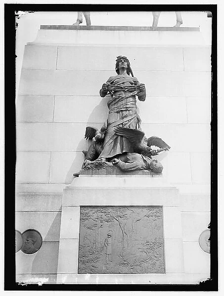General William Tecumseh Sherman Monument, Washington, D.C. between 1913 and 1917. Creator: Harris & Ewing. General William Tecumseh Sherman Monument, Washington, D.C. between 1913 and 1917. Creator: Harris & Ewing