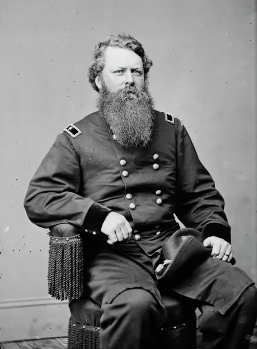 Framed Print : General William W. Belknap, US Army, between 1855 and 1865. Creator: Unknown Framed Print : General William W. Belknap, US Army, between 1855 and 1865. Creator: Unknown
