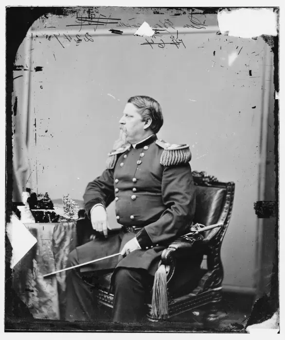 Framed Print : General Winfield Scott Hancock, between 1860 and 1875. Creator: Unknown Framed Print : General Winfield Scott Hancock, between 1860 and 1875. Creator: Unknown