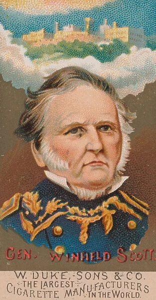General Winfield Scott, from the series Great Americans (N76) for Duke brand cigarettes