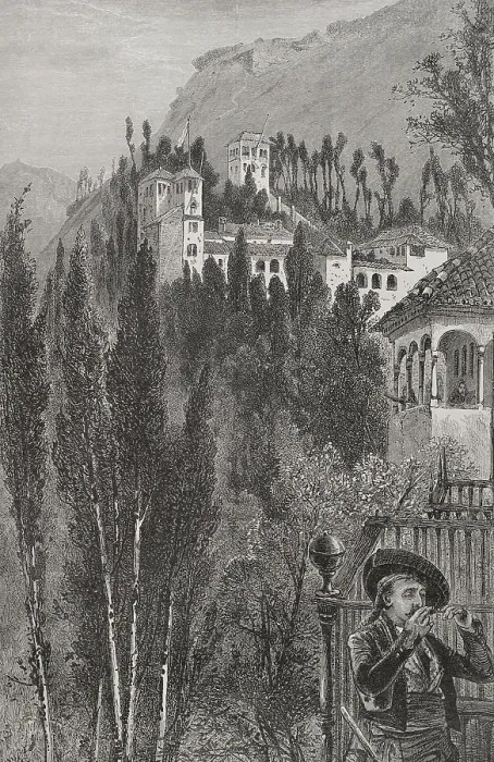 Framed Print : The Generalife, Granada, Andalusia, Spain, 1890. Creator: Unknown Framed Print : The Generalife, Granada, Andalusia, Spain, 1890. Creator: Unknown