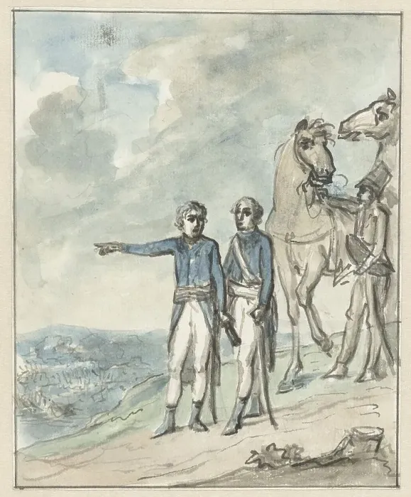 Framed Print : The Generals Napoleon and Berthier, 1801. Creator: Juriaan Andriessen Framed Print : The Generals Napoleon and Berthier, 1801. Creator: Juriaan Andriessen